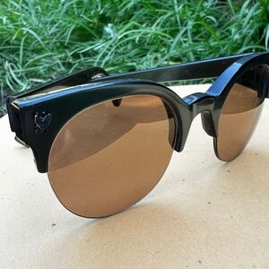 Rare Kirk & Kirk sunglasses handmade France Louis green with bees